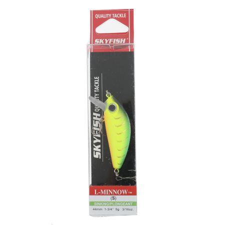 Воблер SKYFISH "L-MINNOW" SINKING 44 мм, 5 гр, 0-0.5 м, цвет: #C02